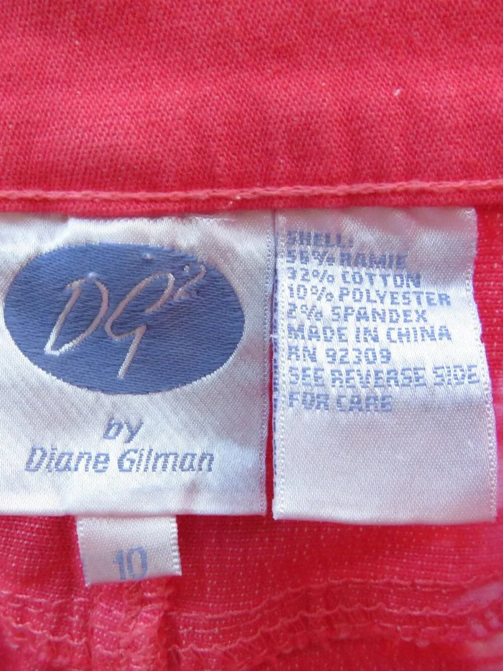 Diane Gilman size 10 tie Dye Pants Stretch Hi rise